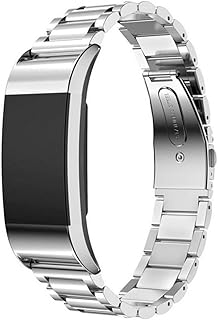 Skido Metal Bracelet in stainless steel compatible with Fitbit Charge 2, Replacement Bracelet for Fitbit 2, Intelligent accessories.. Love deals? DIAYTAR Nigeria has you covered with low prices and fast delivery.