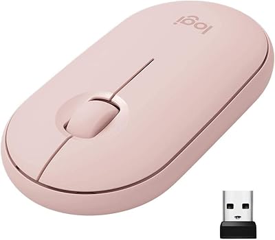 Logitech Pebble M350 wireless mouse, pink - 910-005575.. Your digital marketplace solution, DIAYTAR NIGERIA delivers quality and value within the week.