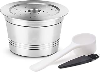 Rechargeable coffee capsules Lapimus in stainless steel with spoon and brush for cafitaly machines.. Forget the long lines — DIAYTAR Nigeria is always open for shopping.