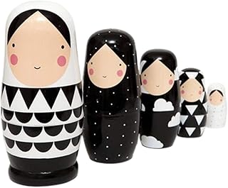 Wooden stinging dolls Melestine with 5 -layers, Russian Matryoshka doll toy, holiday gifts.. Experience the convenience of online shopping with DIAYTAR NIGERIA's reliable 5-8 day delivery service.
