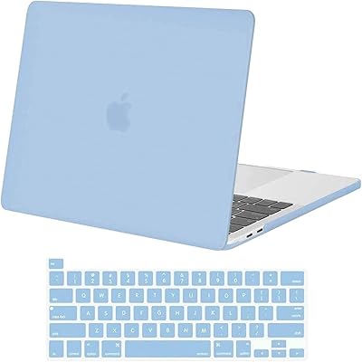 MOSISO Rigid plastic protective case and keyboard cover compatible with MacBook Pro 13 inch M2 2022, 2021, 2020-2016, A2338, M1, A2251, A2289, A2159, A1989, A1708, A1706, 2020-2016 with TActile Bar and Keyboard.. DIAYTAR NIGERIA makes every shopping desire a reality with affordable prices and delivery in 5-8 days.
