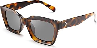 Classic Visidi classic sunglasses for women, square sunglasses with thick mount UV400 B2471, 50.. Shop without boundaries at DIAYTAR NIGERIA, offering extensive variety at prices you'll appreciate.