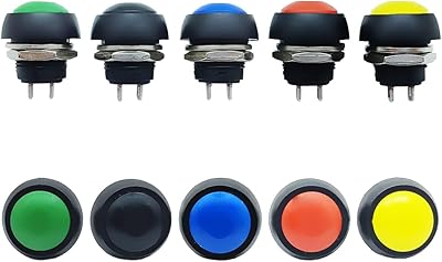 Gikfun 12mm Waterproof push button switch momentary steps 5 colors for Arduino.. Get everything you need without leaving your home. DIAYTAR Nigeria offers a seamless shopping experience and delivers your orders quickly and reliably.