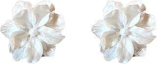 Velpen earrings earrings with white flower flowers for women earrings with flower accessories for party jewelry for teenage girls.. The best online shopping experience in Nigeria — DIAYTAR delivers it all.