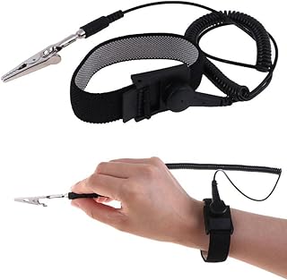 Adjustable antistatic bracelet, reusable ISD bracelet, earth band to protect your sensitive electronic devices from static electricity.. Your daily needs delivered to your door — DIAYTAR Nigeria style.