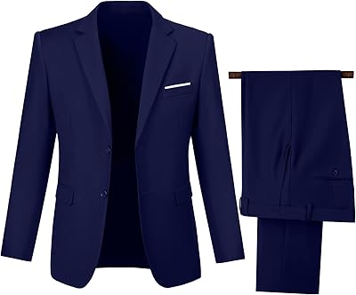 Two -piece costume slim cutting for men, blazer and pants, solid business costume, promo ball, wedding (color refers to the color of the image).. Shop smart with DIAYTAR NIGERIA, offering a vast product range delivered to your doorstep within a week.
