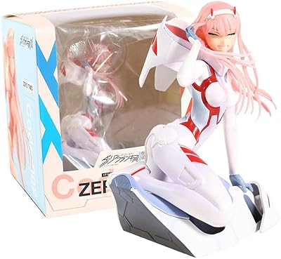 Statue Anime Zero Two Darling in the Franxx Code 002 in PVC plastic (Color: White) in a presentation box.. Shop everything from A to Z on DIAYTAR Nigeria — delivered nationwide.