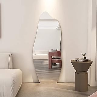 Royal Polar Makeup Mirror, irregular asymmetrical mirror without edges over the entire length (dolphin 50 x 120).. DIAYTAR NIGERIA: Your one-stop e-commerce destination with affordable prices and nationwide delivery in 5-8 days.