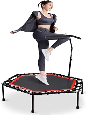 Coolbaby trampoline 45 inch hexagonal gym for adult safety, elastic, indoor fitness.. Discover the convenience of DIAYTAR NIGERIA's vast product range delivered affordably in 5-8 days.