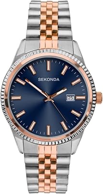 Quartz watch for men with analog display and silver stainless stainless steel bracelet 1641, blue, blue.. Nigeria shops with DIAYTAR — wide selection, fast shipping, and great value.
