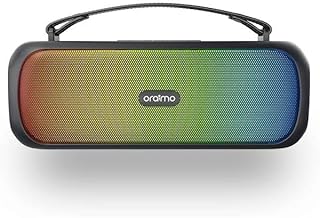 Oraimo boom portable wireless speaker with massive bass and dynamic light effects.. Shop without boundaries at DIAYTAR NIGERIA, offering affordable products with convenient delivery times.