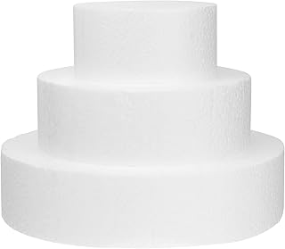 Epcoach 3 -piece set of round foam cake dolls, model of false polystyrene cake for wedding birthday cake decoration, cake window, party party.. Nigeria's most loved e-commerce platform delivers affordable shopping solutions to your doorstep.