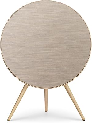 Emblematic wireless speaker Bang & Olufsen Biosound A9 of 5th generation - Gold.. DIAYTAR NIGERIA: Where shopping is affordable, selection is vast, and delivery is always reliable.
