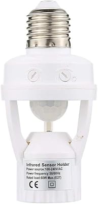 Dedeal 360 degree infrared motion sensor E 7 LED light support base for day and night socket lamp.. Order today, receive this week — shopping with DIAYTAR Nigeria is that simple.