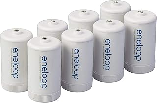 Panasonic BQ-BQ-BS1E8SA ENELOOP battery adapters to use with AA-MH rechargeable batteries, 8 pieces.. Find quality and variety without breaking the bank — only on DIAYTAR Nigeria.