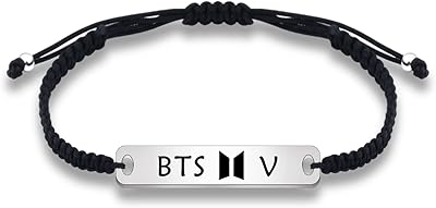 Kpop star charm bracelet, set of braided rope bracelets, Love Yourself Army Bracelet, Inspirational Gift for Music Lovers.. Shop with confidence on DIAYTAR Nigeria — quality products and timely delivery.