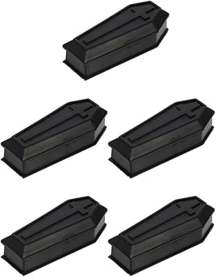 Toddmomy coffin box with plastic container lid Halloween decorations.. Nigeria's favorite online shopping platform, DIAYTAR offers unbeatable prices and delivery within a week.
