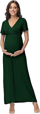 Justvh Elegant Motherhood Adjusted Motherhood with long sleeves Cross V -neck on the front cantile cut Maxi session dress photography photo dress.. DIAYTAR NIGERIA brings the nation's largest product catalog to your doorstep at prices you'll appreciate.