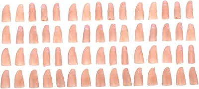 Safigle 60 pieces Simulation of accessories of thumb protection, finger prosthesis, toy tools, Halloween accessories, silicone finger sleeve, magician tools, interesting conjuration accessories in vinyl vinyl.. Shop efficiently with DIAYTAR NIGERIA, offering thousands of products at unbeatable prices delivered promptly.
