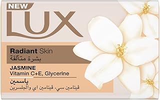 Lux bar soap for brilliant skin with jasmine, vitamin C, E and glycerin, 120 g.. Everything you want, delivered fast — DIAYTAR Nigeria does it better.