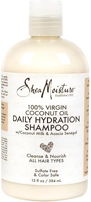 Shampoo with virgin coconut oil 100 % Shea Moisture, 384 ml (package of 6).. Shop quality and variety at unbeatable prices on DIAYTAR Nigeria — delivery in under 8 days.