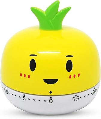 Pineapple kitchen and vegetables 1 to 60 minutes, 360 -degree mechanical cooking tool, cute cartoon tomato, creative multifunctional awakening for children and adults for pastry.. DIAYTAR NIGERIA connects you with endless possibilities through our affordable e-commerce platform.