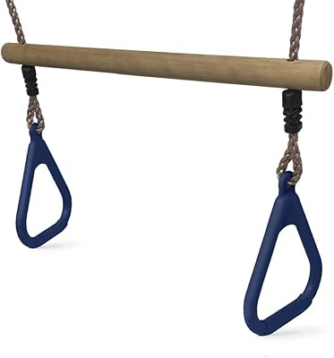 Hexagonal trapeze bar for children with blue rings climbing frame (also available in green.. Shop with purpose and save with DIAYTAR NIGERIA's extensive platform and nationwide delivery service.