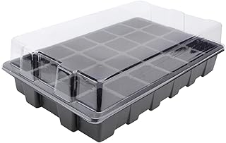 Musisaly 2 sets 24 Sowing boxes Gardening supplies Sowing start -up tray Interior plants Hydropon wheat Garden Garden Plante Plante Juux Noir Black Producer.. DIAYTAR NIGERIA transforms dreams into deliveries with our affordable prices and reliable shipping.