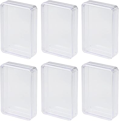 Toy & una 6 pieces to play, transparent card holders, playing boxes presentation of playing cards, storage cases for game cards, bridge holder containers, 3.8 x 2.6 inches.. Your complete shopping solution, DIAYTAR NIGERIA offers extensive choice with competitive prices and delivery.