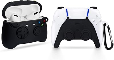 Protective shell for AirPods Pro with a nice modern 3D design, cute and unique silicone design for play controller, pack of 2.. DIAYTAR NIGERIA: Where shopping dreams come true with budget-friendly prices and nationwide shipping.