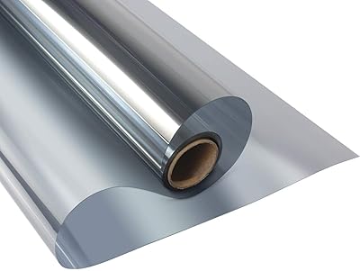 Kispen Unidirectional window film for privacy, static anti-UV reflective film for the home and the office, silver, 29.5 "x 6.5 '.. Why pay more? DIAYTAR Nigeria gives you the best for less.
