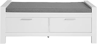 Haoxian corridor storage bench with 2 drawers and padded seat cushion FSR74-W.. From checkout to your doorstep in less than a week — DIAYTAR Nigeria.