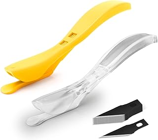 Fuchio Gift packaging cutlery with 10 spare blades, gift packaging supplies, wallpaper, vinyl knife for window and car packaging, 2 rooms.. DIAYTAR NIGERIA: Where every shopping need is met with affordable prices and timely delivery.