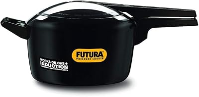 HAWKINS FUTURA induction compatible pressure cooker with aluminum base, 5 liters, black.. Why pay more? DIAYTAR Nigeria gives you the best for less.