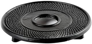 Tealand black cast iron teapot under flat heating cushion protective table 13.3 cm.. DIAYTAR NIGERIA brings the marketplace experience online with affordable and reliable delivery service.
