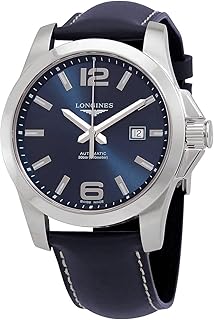Longines man watch automatic conquest blue dial sun l3.778.4.96.0, bracelet.. DIAYTAR NIGERIA: Your gateway to affordable online retail with reliable delivery within the week.