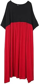 Ischwa oversized dresses for women long summer dress in black cotton red patchwork dress wrapping dress.. Fast, easy, and affordable — that’s shopping the DIAYTAR Nigeria way.
