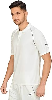 Mid-long lander cricket t-shirt in atmosphere polyester, size 30 (white/navy), multicolored, 30.. DIAYTAR NIGERIA combines extensive product options with budget-friendly prices, delivered in 5-8 days.