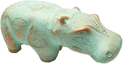 Statue of Hippopotamus Discoveries Egypt Imports - Patina - Taeret goddess - 5.5 inches - Made in Egypt.. Shop for everything you need at DIAYTAR NIGERIA, with budget-friendly prices and quick delivery.
