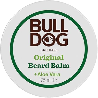 Original Bulldog beard balm for men, contains aloe vera, cameline oil and green tea, rapid absorption and reduced itching, healthy and nourishing hydrating for sweet beard, for regular use, 75 ml - Gift Father's Day.. DIAYTAR NIGERIA: Where every shopping need is fulfilled with affordable prices and nationwide shipping.