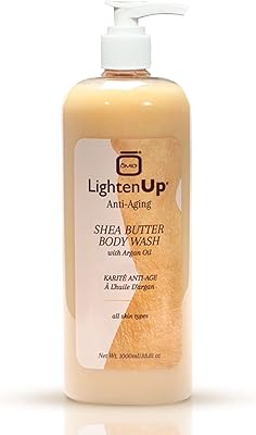 AMIC LIGHTEN UP anti -aging shower gel, 1000 ml - formulated to give you radiant and soft skin, with argan oil and shea butter... DIAYTAR NIGERIA: Connecting Nigerians with affordable products delivered promptly nationwide.