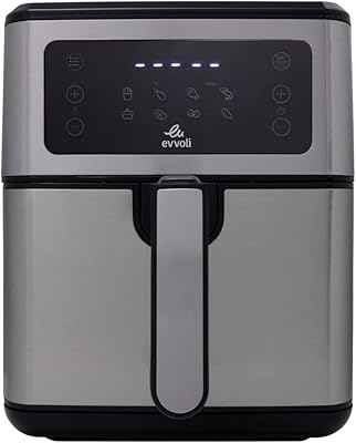Evoli air fryer 55 L digital control panel 8 predefined programs with function.. Shop efficiently with DIAYTAR NIGERIA, offering thousands of products at unbeatable prices delivered promptly.