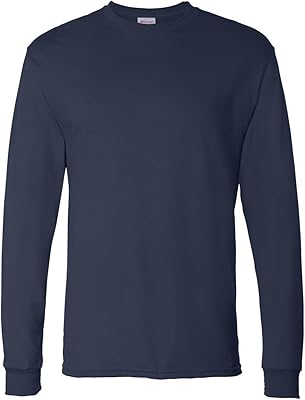T-shirt Hanes soft and comfortable long sleeves for men (pack of 2).. DIAYTAR NIGERIA: Empowering Nigerians with access to affordable products delivered within 8 days.