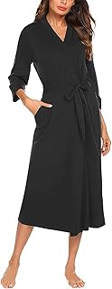 The White Shop Cotton Watch for Women, Light long kimono dress, Sweet knitting nightgown, Woman's night clothes, night clothes, black.. DIAYTAR NIGERIA connects you with what you need at prices you'll love, delivered within 8 days.