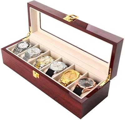 Humarket 6 -piece High quality classic watch boxes for bracelet and storage.. Tired of overpriced goods and slow delivery? DIAYTAR Nigeria brings affordability and speed together with a wide selection of products.