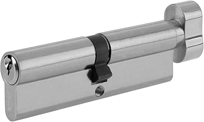 European thumb cylinder Yale B-ET3535-SNP, with 3 keys, standard safety, physeal coating, suitable for all types of doors, nickel finish, 35:10:35 (80 mm).. DIAYTAR NIGERIA revolutionizes online shopping with competitive prices and reliable 5-8 day delivery.