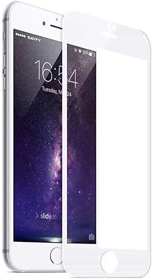 Screen protector in tempered glass for iPhone 8Plus/7plus/6 Plus 5D 9H, Complete white cover.. DIAYTAR NIGERIA brings the marketplace to your home with budget-friendly prices and nationwide delivery.