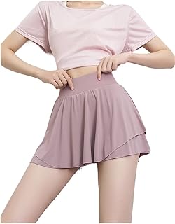 Zolula Summer Sports Sports Sports Tennis Yoga Fitness Pants Short Skirt Badminton Breathable Fast Drying Women (Color: Rose, Size: S).. Your digital shopping destination, DIAYTAR NIGERIA combines variety with affordability and quick delivery.