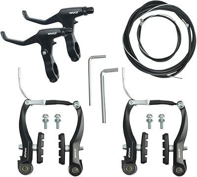 Cysky full universal bicycle brake kit, front and rear mountain bike brake pads, internal and external brake cables and brake lever kit for mountain bikes and road bike (black).. Shop with ease at DIAYTAR NIGERIA, Nigeria's premier e-commerce platform offering budget-friendly shipping.
