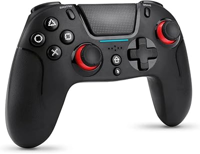 JUSTADIL gamepad, wireless controller with double vibration/joystick sensitive to 6 axes/audio/touchpad, Bluetooth PlayStation 4 compatible with PS3/PS4/PS5/Slim/PC/Android/IOS.. Experience the convenience of online shopping with DIAYTAR NIGERIA's reliable 5-8 day delivery service.